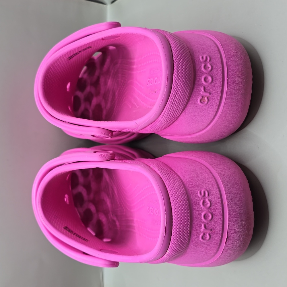 Crocs Classic Bae Platform Clogs Women's Sz 8 Pink Shoes Iconic Comfort Sandals - Picture 7 of 12